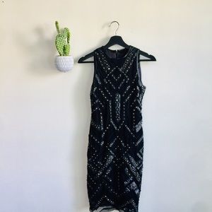 Black stone dress